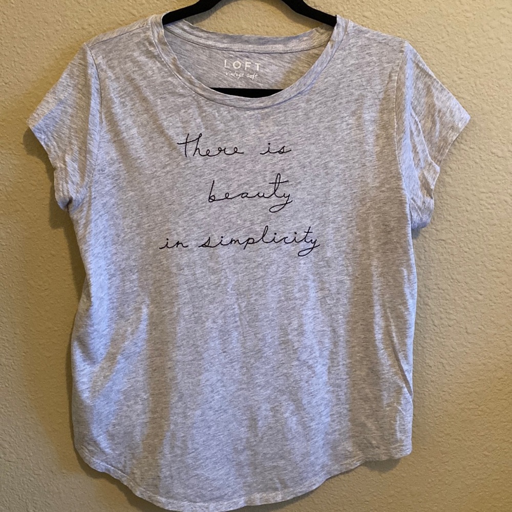 LOFT embroidered graphic tee